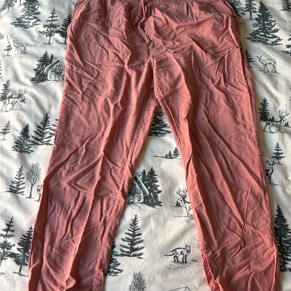 twik Dusty Rose Elastic Waist Pants